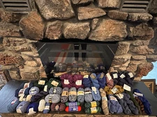 Lot Of 41 High End Skiens Of Yarn. Blue Moon Cascade Farms Opal Misti Alpaca NEW