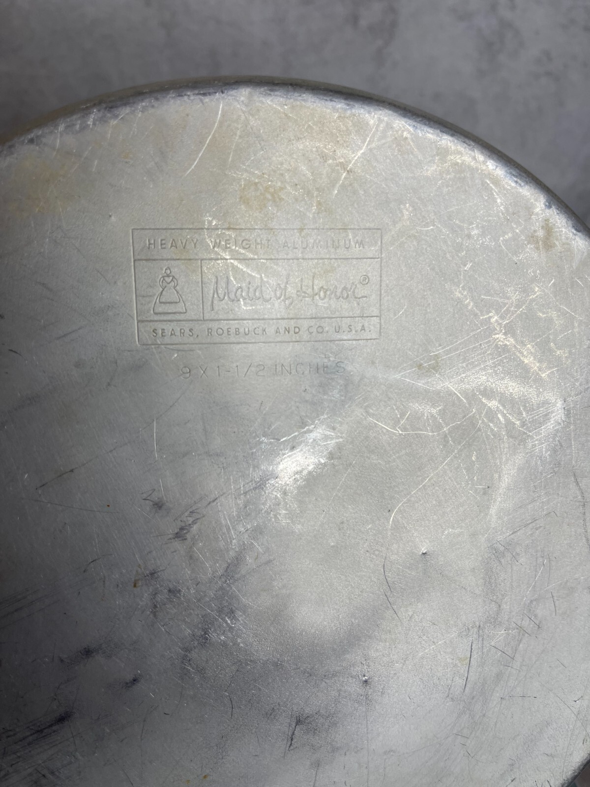 Vintage Mirro 4-tier round Cake Pan Set aluminum Party holiday READ