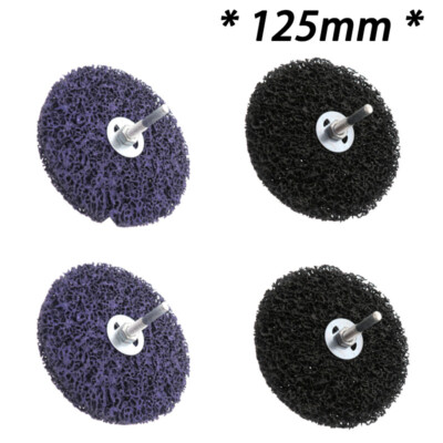 125mm Clean And Strip Disc Rust Paint Welding Spatter Removal 6mm Shank
