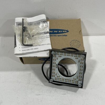 New Banner Engineering Ring Light LEDRR62X62M   62 x 62  Free shipping
