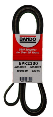 BANDO 6PK2130 Serpentine Belt-Rib Ace Precision Engineered V-Ribbed Belt 