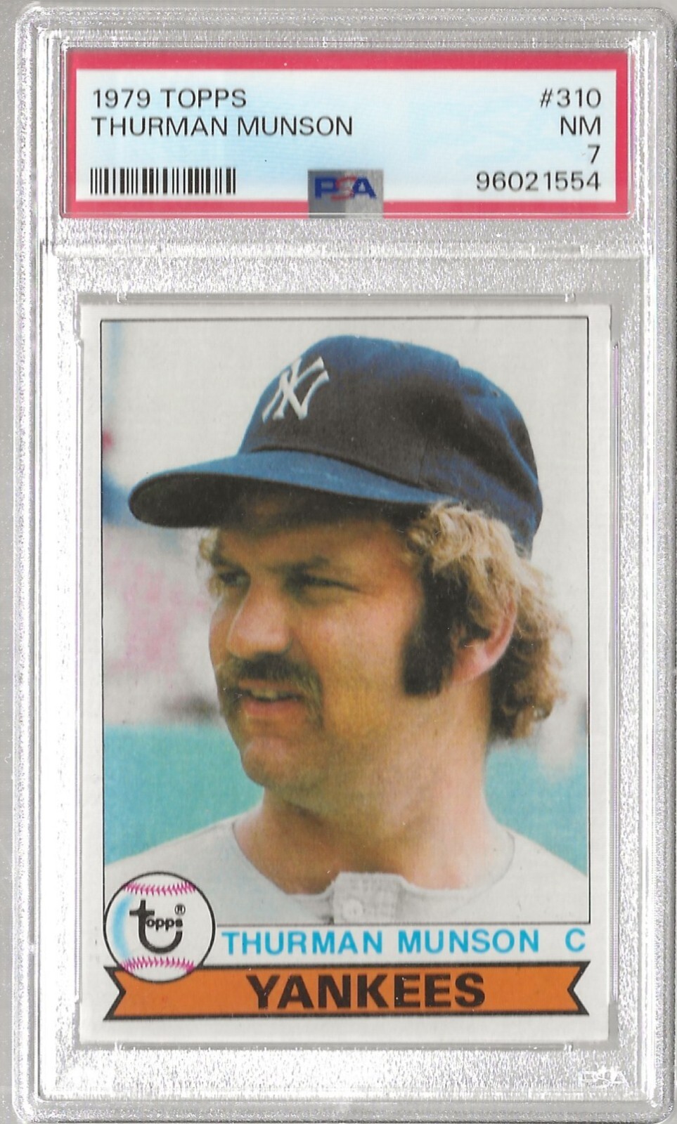1979 Topps #310 Thurman Munson PSA 7