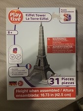 Eiffel Tower Puzzle. Play Tive 31 Pieces. Never Open Sealed.
