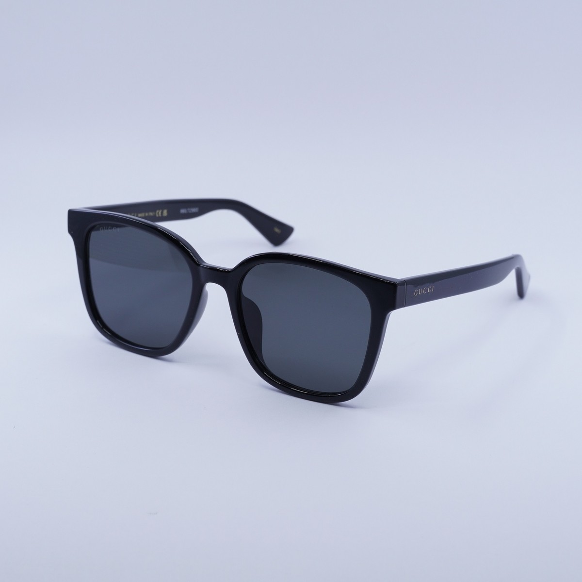 New GUCCI GG1346SK 001 Shiny Black/Smoke 56-19-145 Sunglasses | eBay