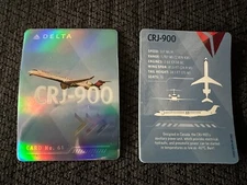 2022 Delta Airlines Pilot Trading Card #61 Bombardier CRJ-900 Hologram