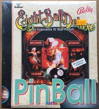 Eight Ball Deluxe Pinball PC CD-ROM Big Box ✰NUOVO✰