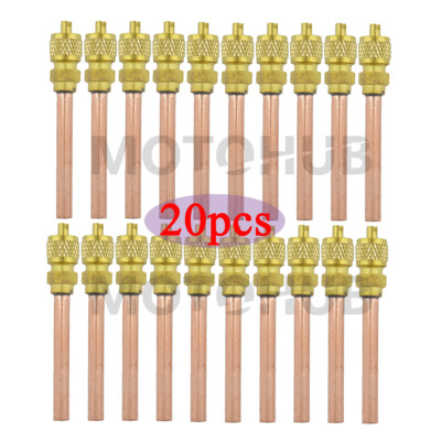 20x Service/Access Valve 1/4'' SAE *1/4'' OD *2.75'' Stem Core AC Refrigeration Kit