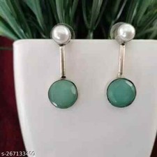 New Bollywood Stylish Festival Oxidised long earrings Set For Women  Girls