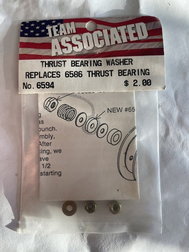 Team Associated RC10 Thrust Bearing Washer 6594 Replaces 6586 Thrust Bearing - Picture 2 of 3