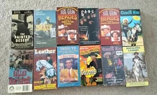 Lot of 12 Western Cowboy VHS Hollywood Movies Cisco Kid, Hopalong Cassidy Gene A