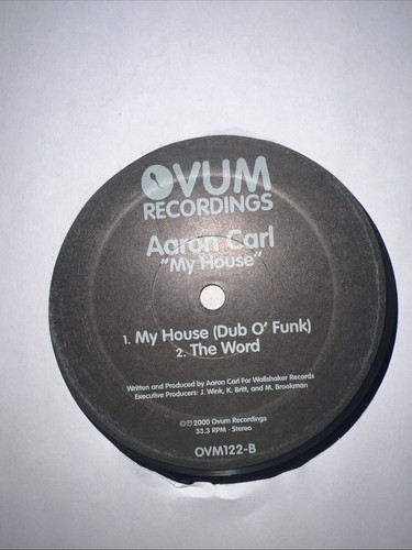 Aaron-Carl - My House (Dub O' Funk), 12", (Vinyl) - Picture 2 of 5