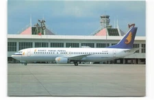 Postcard Airline HAINAN AIRLINES B-737-4Q8 No. A568 CC8.