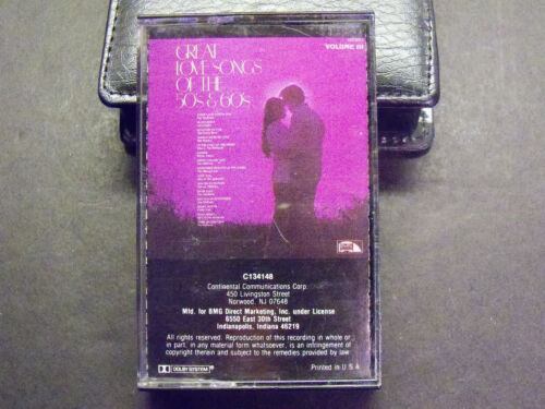 Great Love Songs of the 50's & 60's - Volume III - cassette - Play Tested - Picture 1 of 7