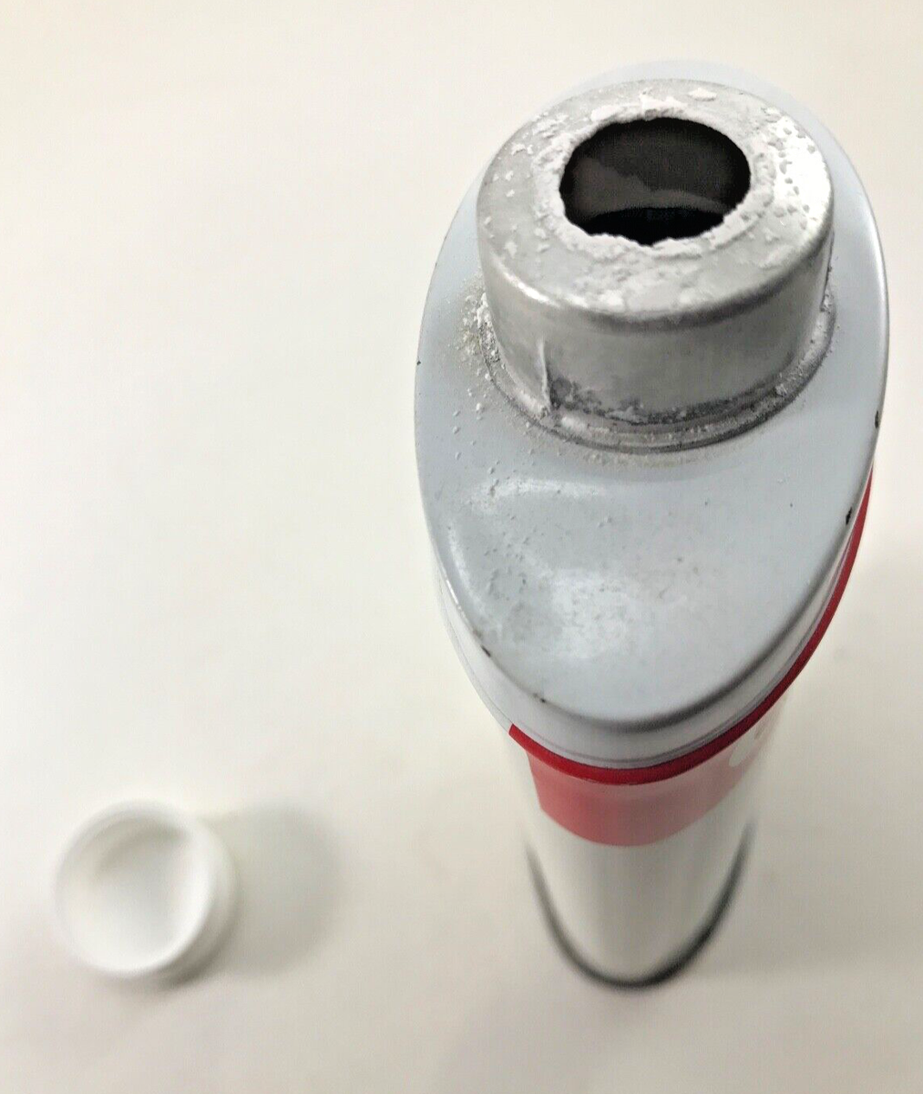 コルゲート 小さなパウダーサンプル缶 Colgate Tooth Powder Red on White Advertising Metal Tin, White Cap