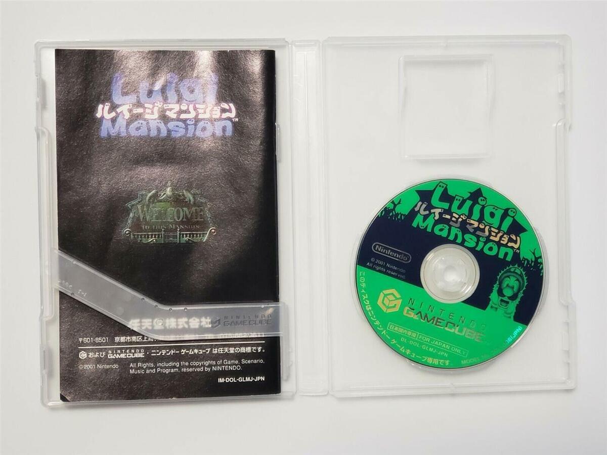 Nintendo GameCube Luigi's Mansion Japan Import NGC Game US Nintendo GameCube Luigi's Mansion Japan Import NGC Game US