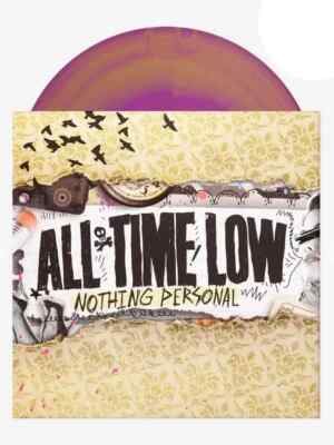 All Time Low Nothing Personal LP LIMITED Newbury Comics GOLD SWIRL VINYL SEALED