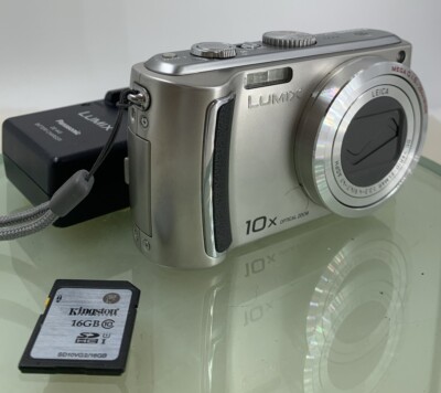 動作品 LUMIX DMC-TZ5 充電器付 　Leica レンズ搭載✨ Panasonic LUMIX DMC-TZ5 DIGITAL CAMERA 10X ZOOM +16B CARD+ CHARGER