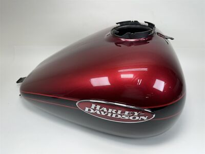  Harley-Davidson 2011 Road Glide CVO Fuel Tank Rio Red Black Ember 61386-11DFN