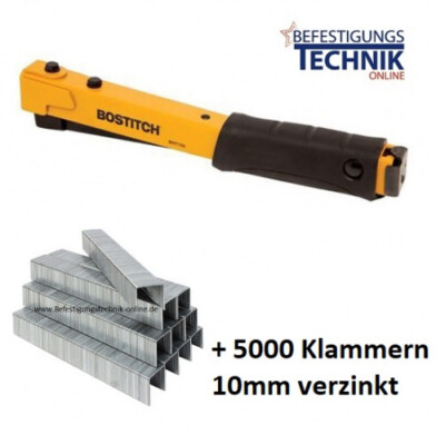 Bostitch BHT150C baugl. Stanley 6-PHT150 Prebena HFPF09 6-10mm + 5000 Klammern 1