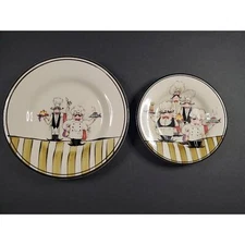 HD Designs Le Chef Dinner Plate And Salad Plate Set