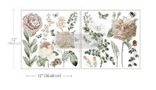 Afternoon In The Garden Maxi Decor Transfer, Redesign With Prima Furniture Decal