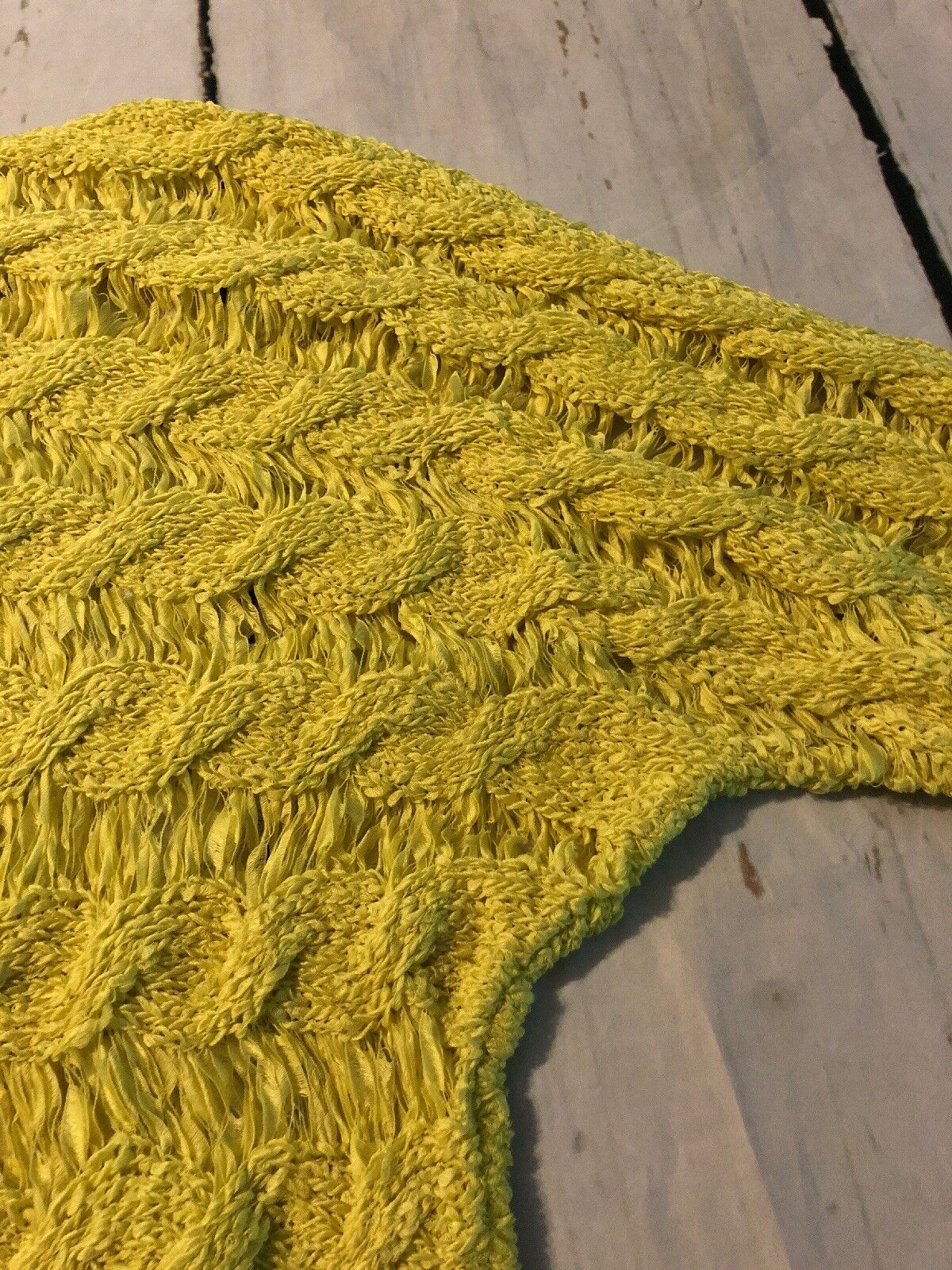 Anthropologie Moth Women's Sweater Bright Yellow … - image 10