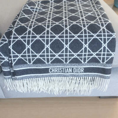 Christian Dior オブリーク ロゴ ブランケット