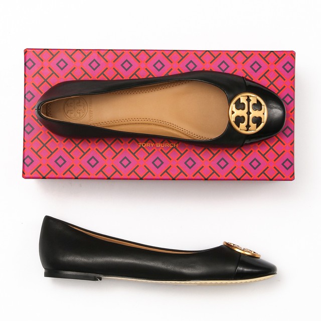 tory burch chelsea cap toe ballet flat