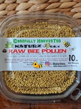 BEE POLLEN PURE RAW CAREFULLY HARVESTED 10oz / 284g Allergies, Energy Weight Mgt