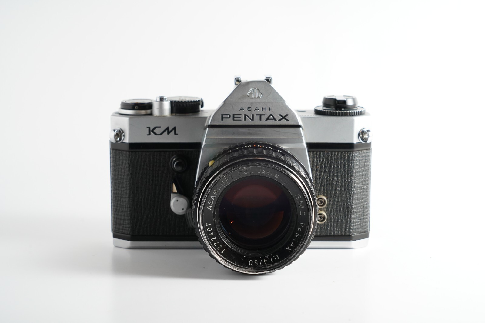 Pentax KM 35mm SLR Film Camera + SMC Pentax 50mm F1.4 Lens TESTED NEW