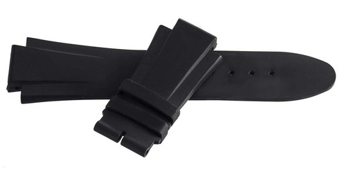 GIRARD PERREGAUX LAUREATO EVO3 15mm x 19mm Black Rubber Watch Band Strap Small