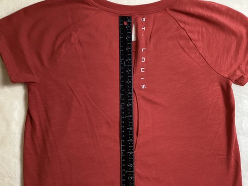 St Louis Cardinals Slit Back Women’s T-Shirt Red Size Small - Picture 4 of 6