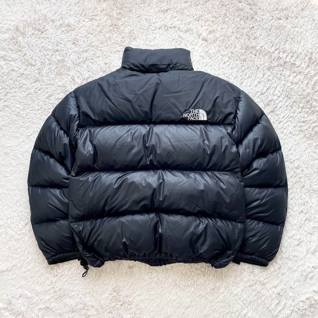 THE NORTH FACE ダウン90cm Excellent Used 90s THE NORTH FACE Nuptse Down Jacket (Black