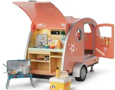 American Girl Doll Get Outside Camper Lights Music Works Accessories. Chicago