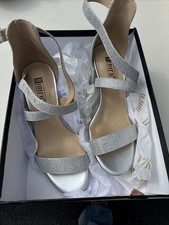 New Women s Size 6 Silver Glitter Shoes By Idifu