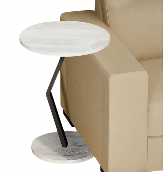 Beistelltisch Aus Holz In Weiß Modern Eleganter Wohnstil-image