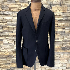 United Colors of Benneton Mens Black Blazer 38 US/ 48 UK Made in Italy