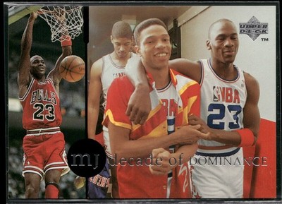 1994 Upper Deck Jordan Rare Air #J4 Michael Jordan Decade of Dominance HOF