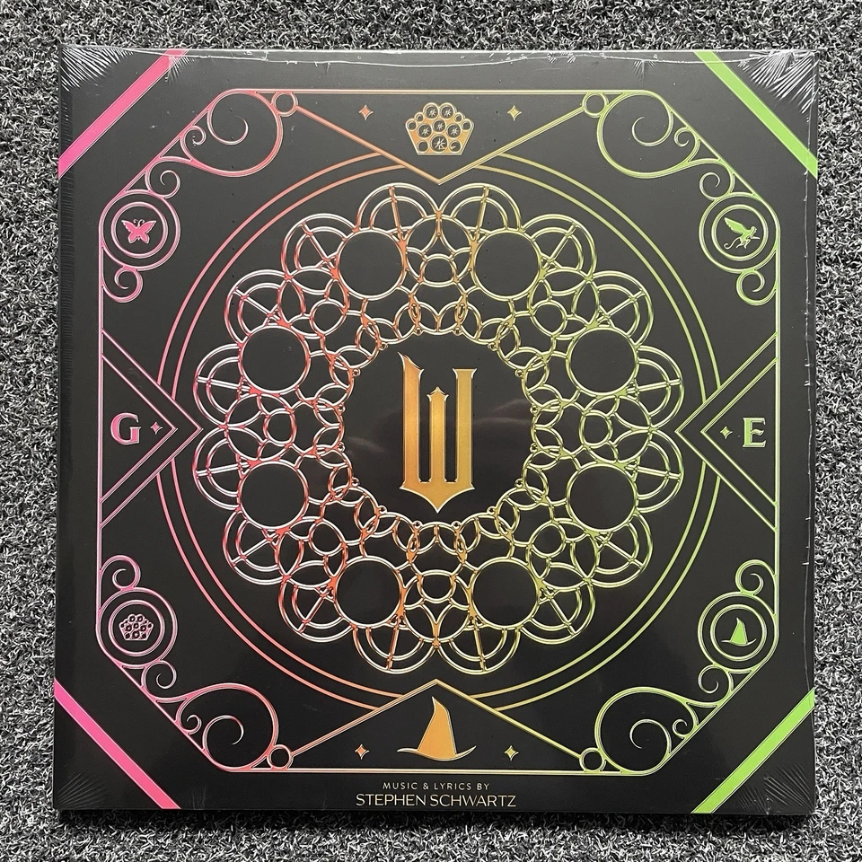 Wicked Picture Disc Vinyl & Signed Autographed Print Ariana Grande Cynthia Erivo - Image 2 of 4