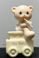 Precious Moments, May Your Birthday Be Warm, 1985 15938, Birthday Train