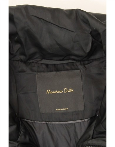 MASSIMO DUTTI Womens Oversized Padded Jacket UK 16 Large Black Polyester CN01 - Picture 4 of 4
