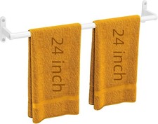 24 Inch Bathroom Towel Bar, Towel Racks for Bathroom Wall Mounted, Modern Hea...