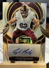 Tyler Biadasz 2025 Panini Select Signatures Autograph #SIP-TBZ Commanders