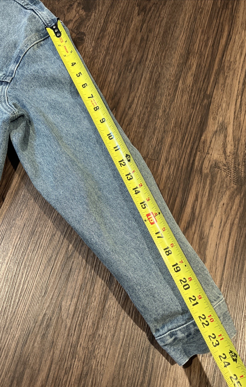 Supreme X Burberry Denim Trucker Jacket - SS22 - Washed Blue - Size L image 4