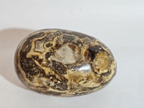 RAR schweres großes Onyx Ei Gew 3,12 kg lebhafte Maserung RAR schweres großes Onyx Ei Gew 3,12 kg lebhafte Maserung