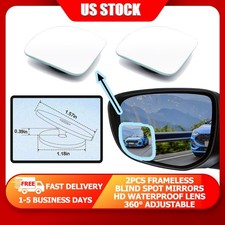 2pcs Grade Blind Spot Mirrors 360 Adjustable Frameless For Cars Suvs Trucks Us 2pcs Grade Blind Spot Mirrors 360 Adjustable Frameless For Cars Suvs Trucks Us