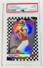 2024 prizm, black/white checker jayden daniels, #347 psa 8