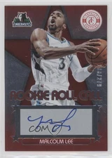 2012-13 Totally Certified Rookie Roll Call Red /279 Malcolm Lee #65 Auto RC