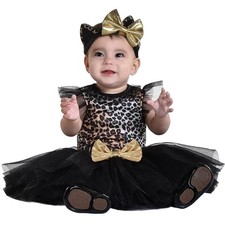 Amscan Infant Baby Girl Cute Cat Dress Costume 0-6 Months