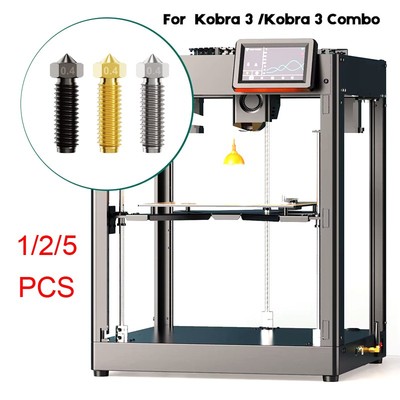 Verbesserte Düse für Anycubic Kobra 3 Volcano 3D Drucker Zubehör 0.4mm Düse 1-5